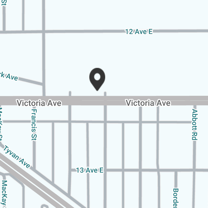 Regina - Victoria Ave. Branch Location Map